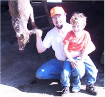 Uncle Lar and his Boogie-Boy with Deer #2